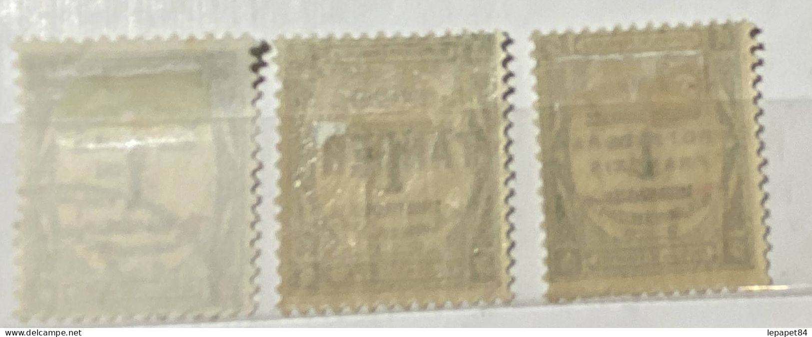 Timbre-taxe YT N°13-23-42 Neuf* - Timbres-taxe