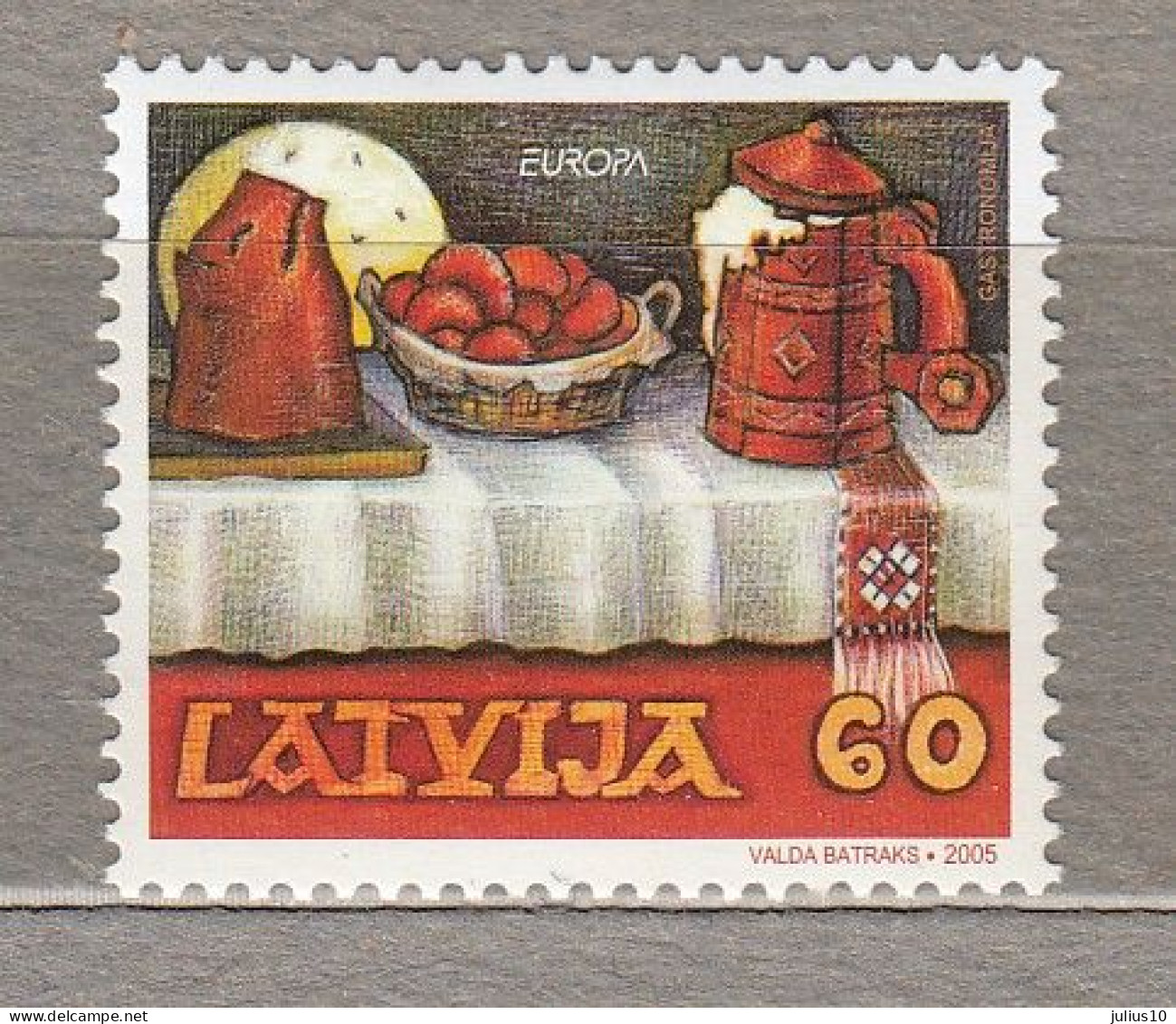 LATVIA 2005 Europa CEPT MNH(**) Mi 635 #Lv89 - 2005