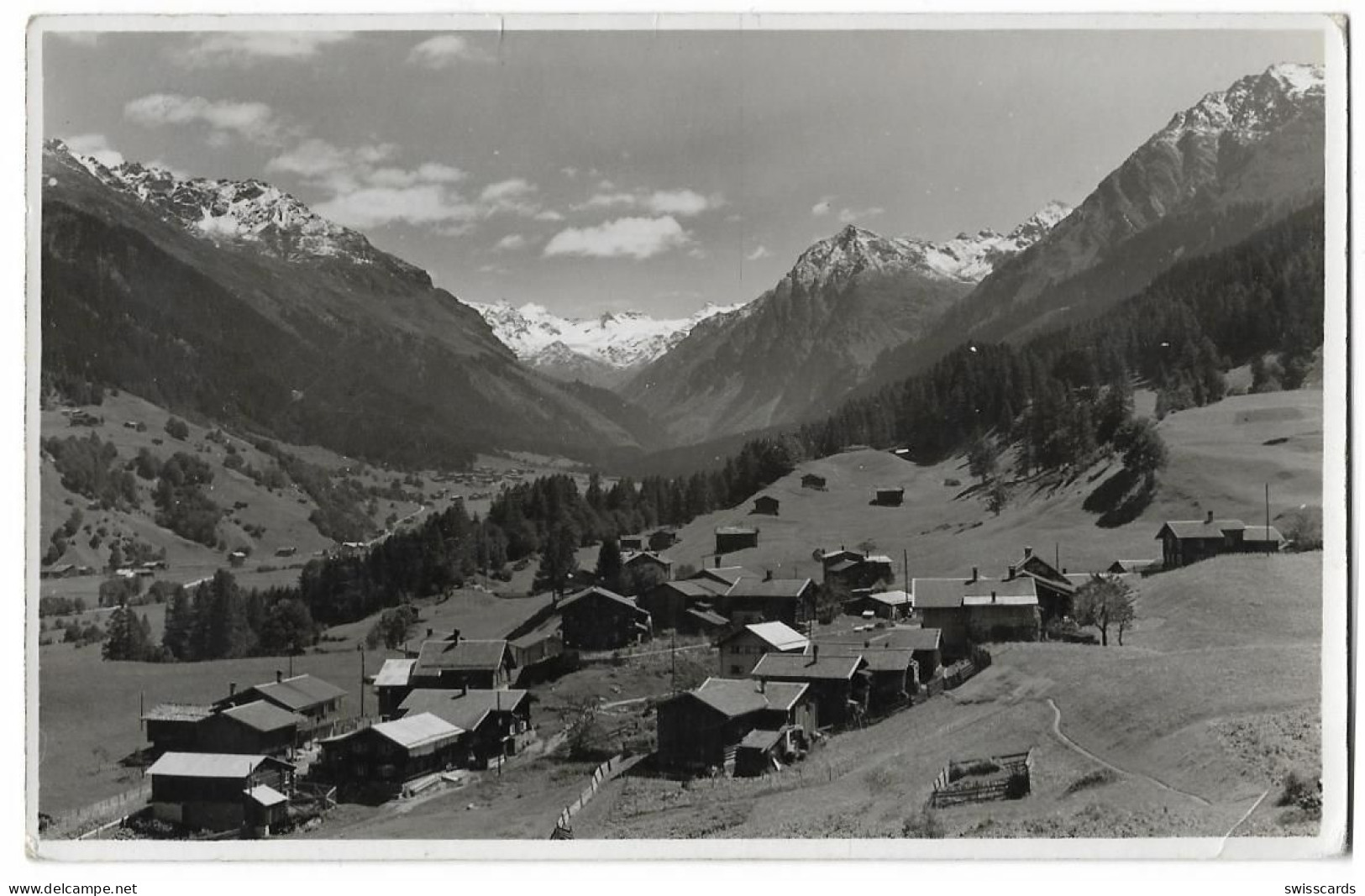 KLOSTERS Selfranga, Monbiel Und Silvretta, Foto-AK 1935 - Klosters