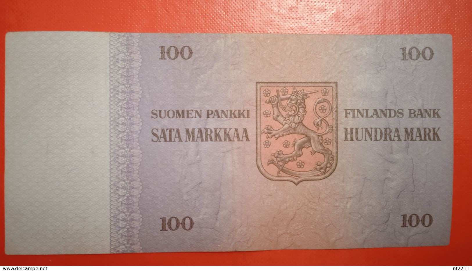 Banknote 100 Marka Finland 1976 - Finlande