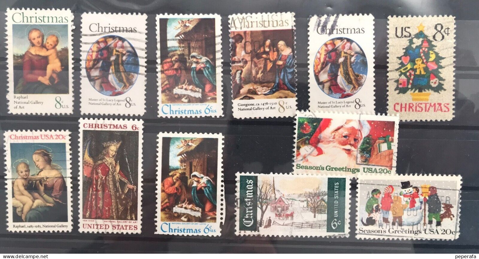 UNITED STATES AMERICA, USA, COLLECTION, CHRISTMAS, LOT 2 - Colecciones & Lotes