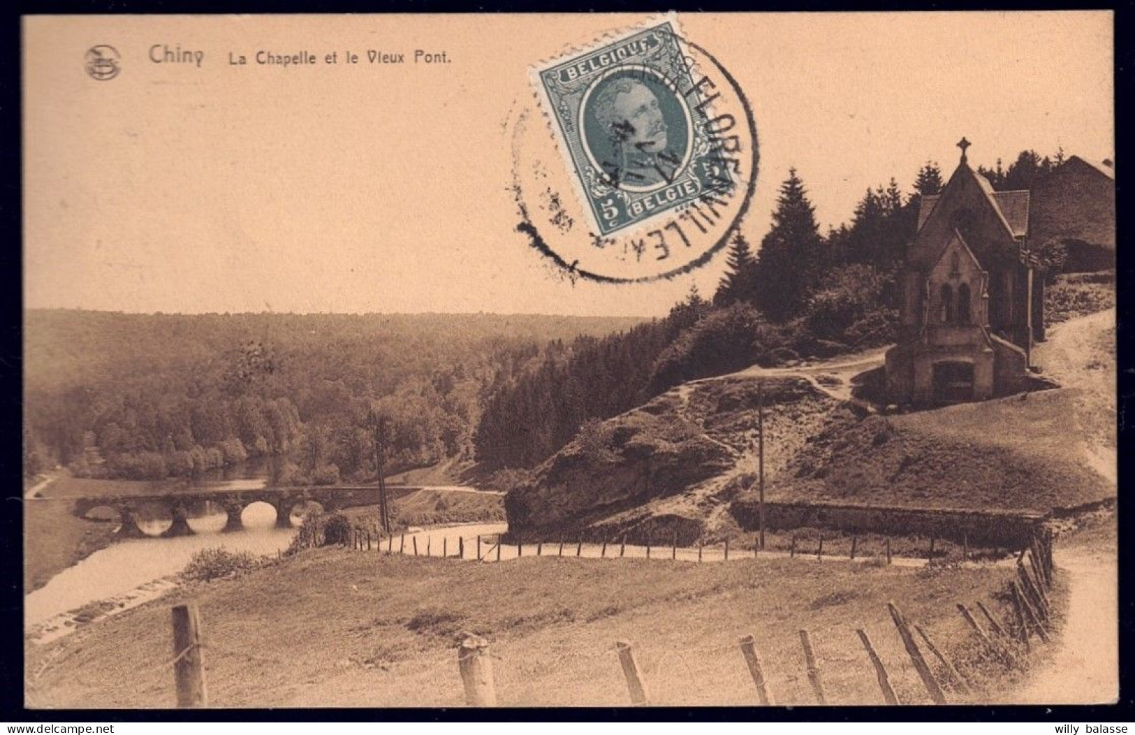 +++ CPA - CHINY - La Chapelle Et Le Vieux Pont // - Chiny