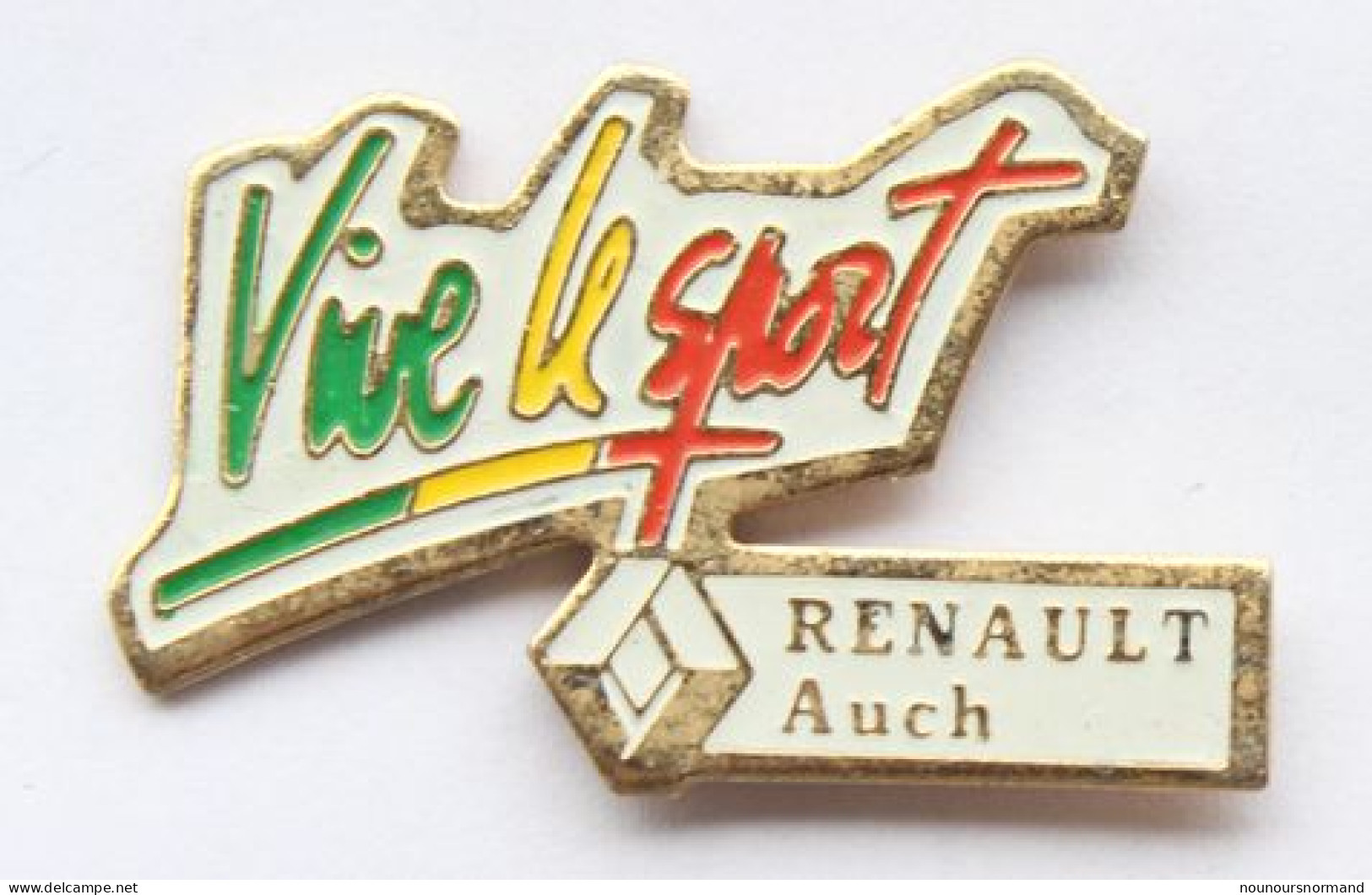 Pin's RENAULT AUCH (32) - VIVE LE SPORT - N020 - Renault