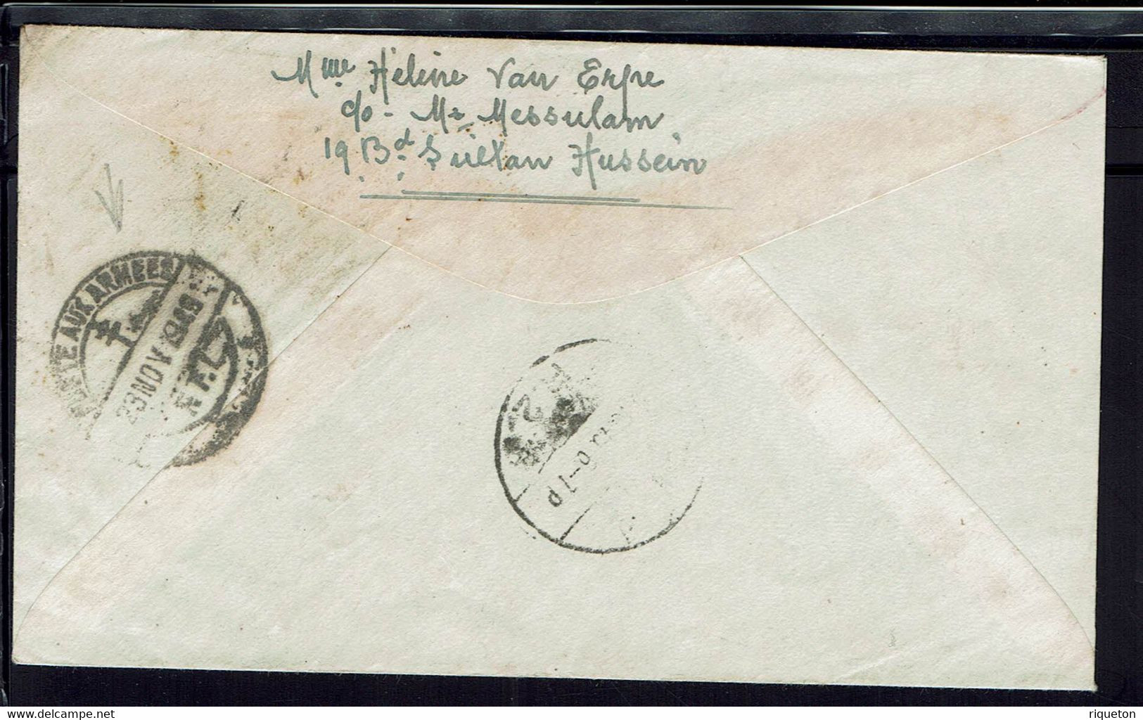 Egypte - Alexandrie - Enveloppe Recommandée Pour Beyrouth 10 Nov. 1945 - B/TB - - Brieven En Documenten