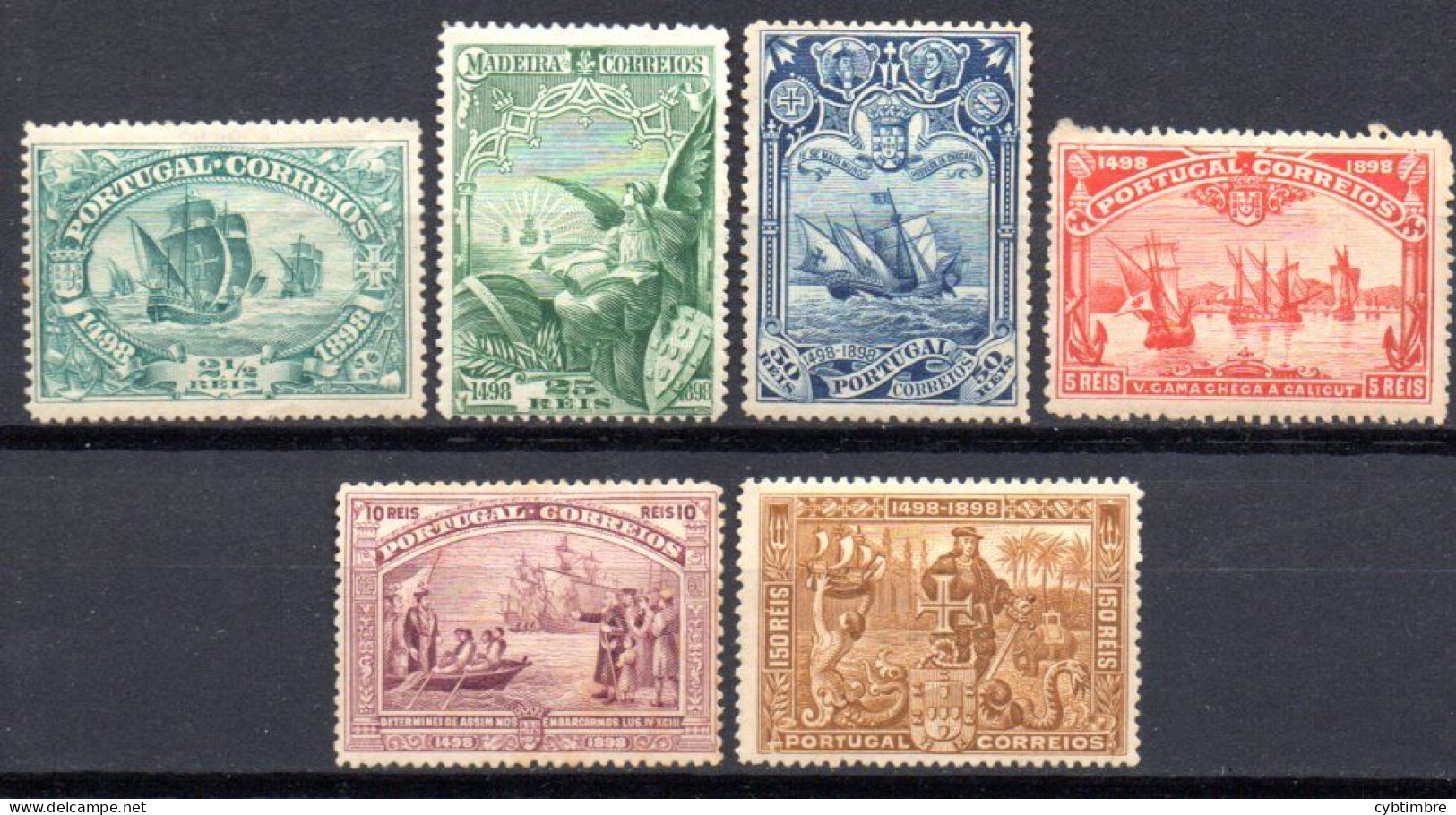 Portugal: Yvert N° 146/153*; Charnières Fortes 6 Valeurs; Cote 128.00€ - Unused Stamps