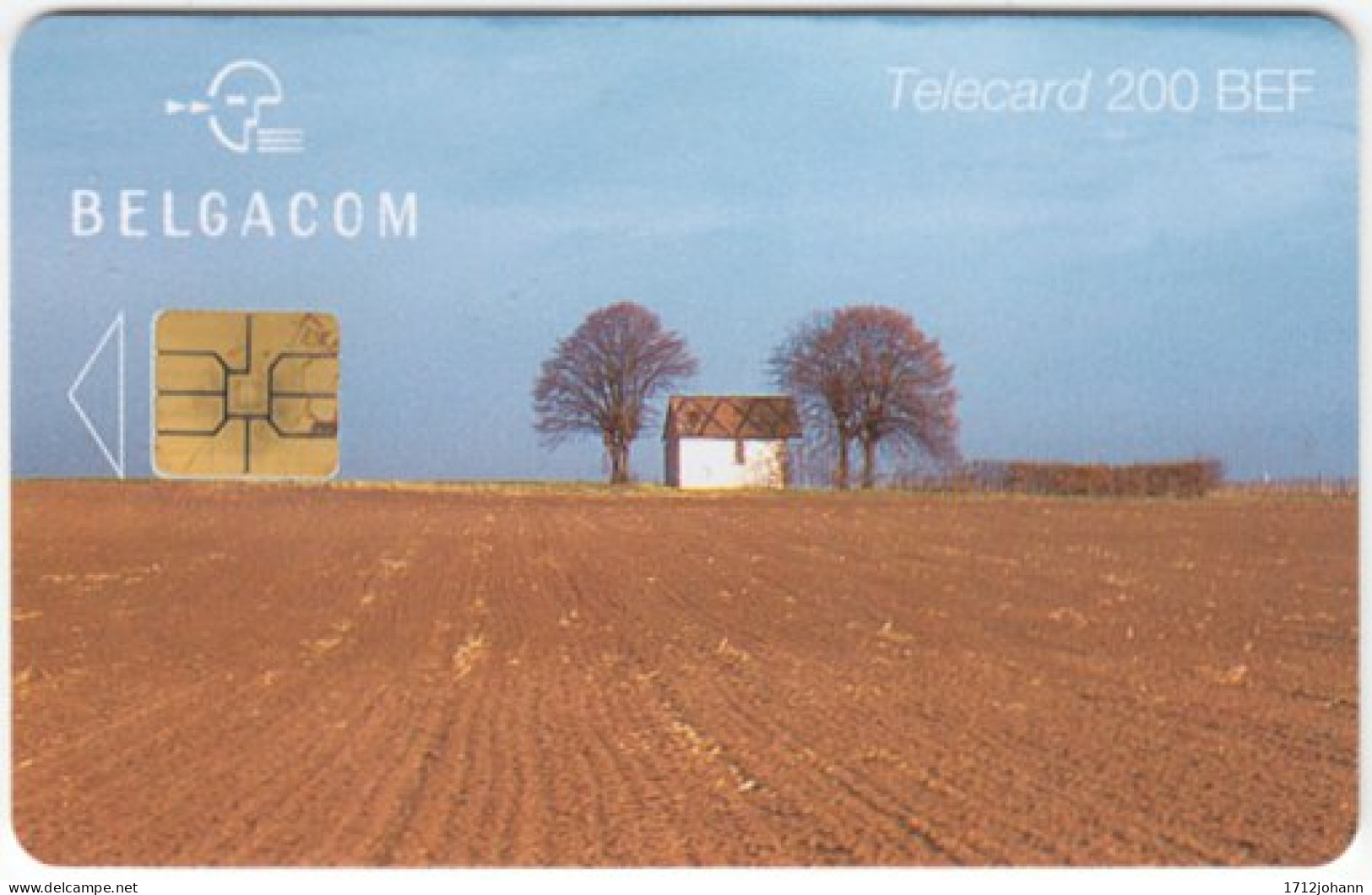 BELGIUM B-350 Chip Belgacom - Landscape, Field - Used - Mit Chip
