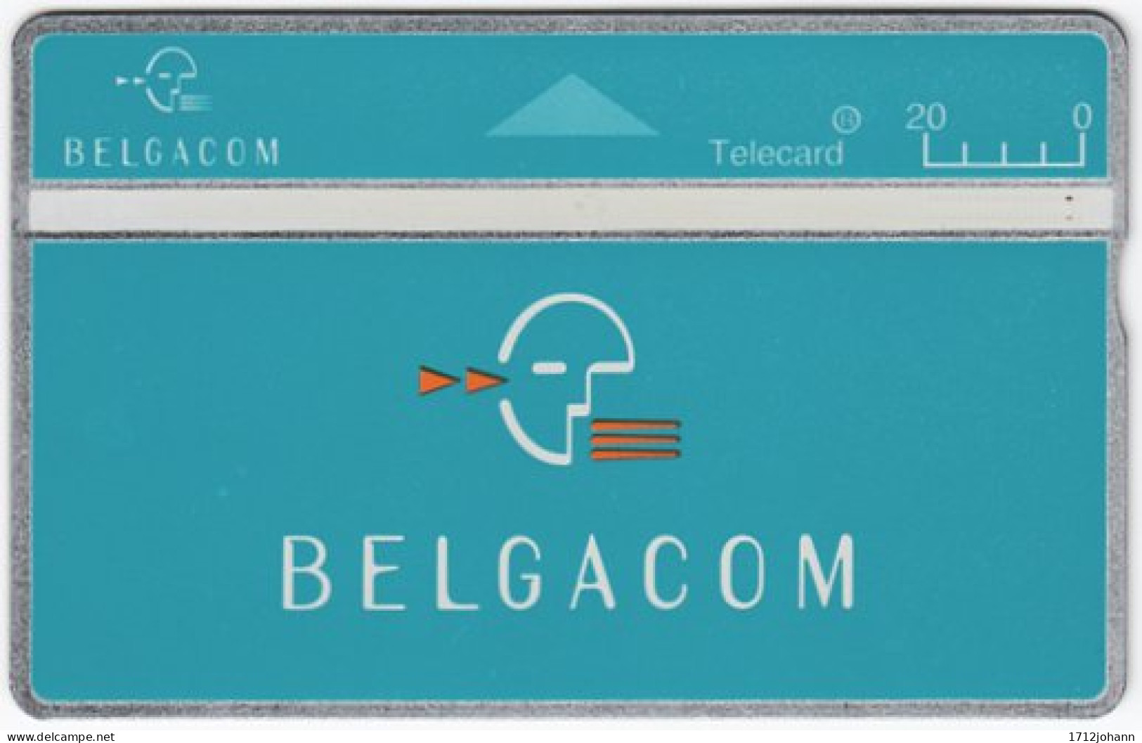 BELGIUM B-401 Hologram Belgacom - 310C - Used - Ohne Chip