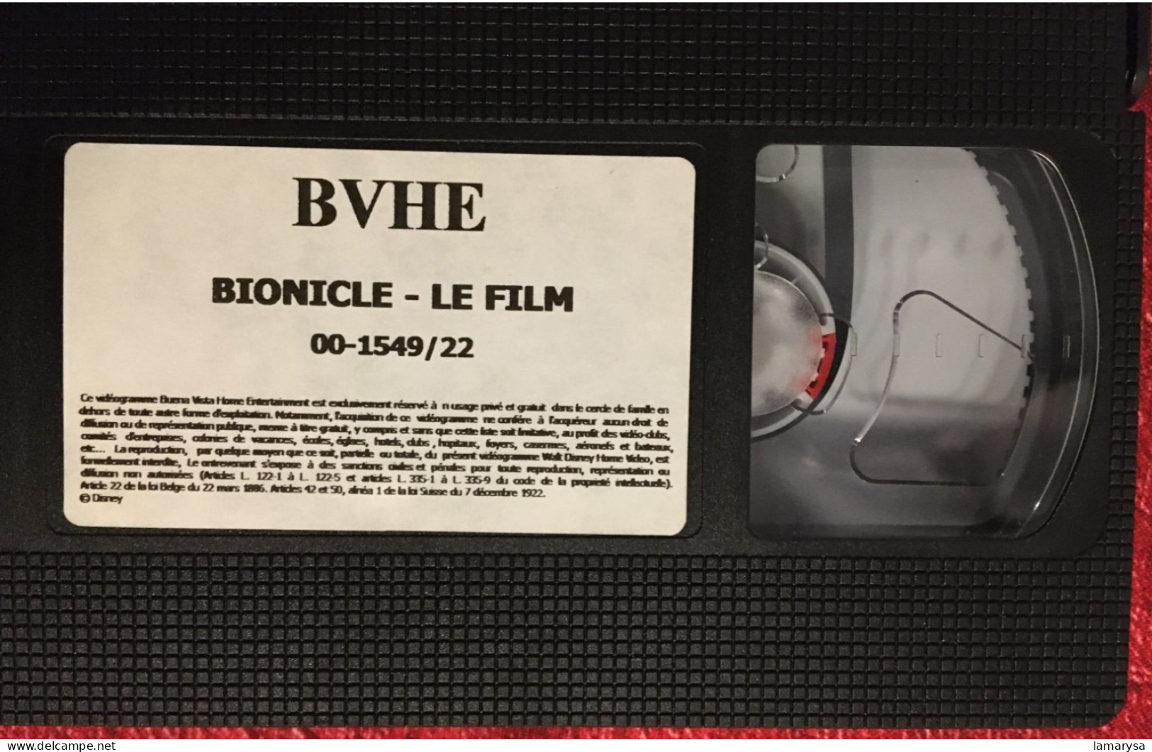 Bionicle Le Masque De Lumière Thriller Cinéma, TV Cassette Vidéo VHS Action, Aventure, Animation, Policier, Famille, Fan - Krimis & Thriller