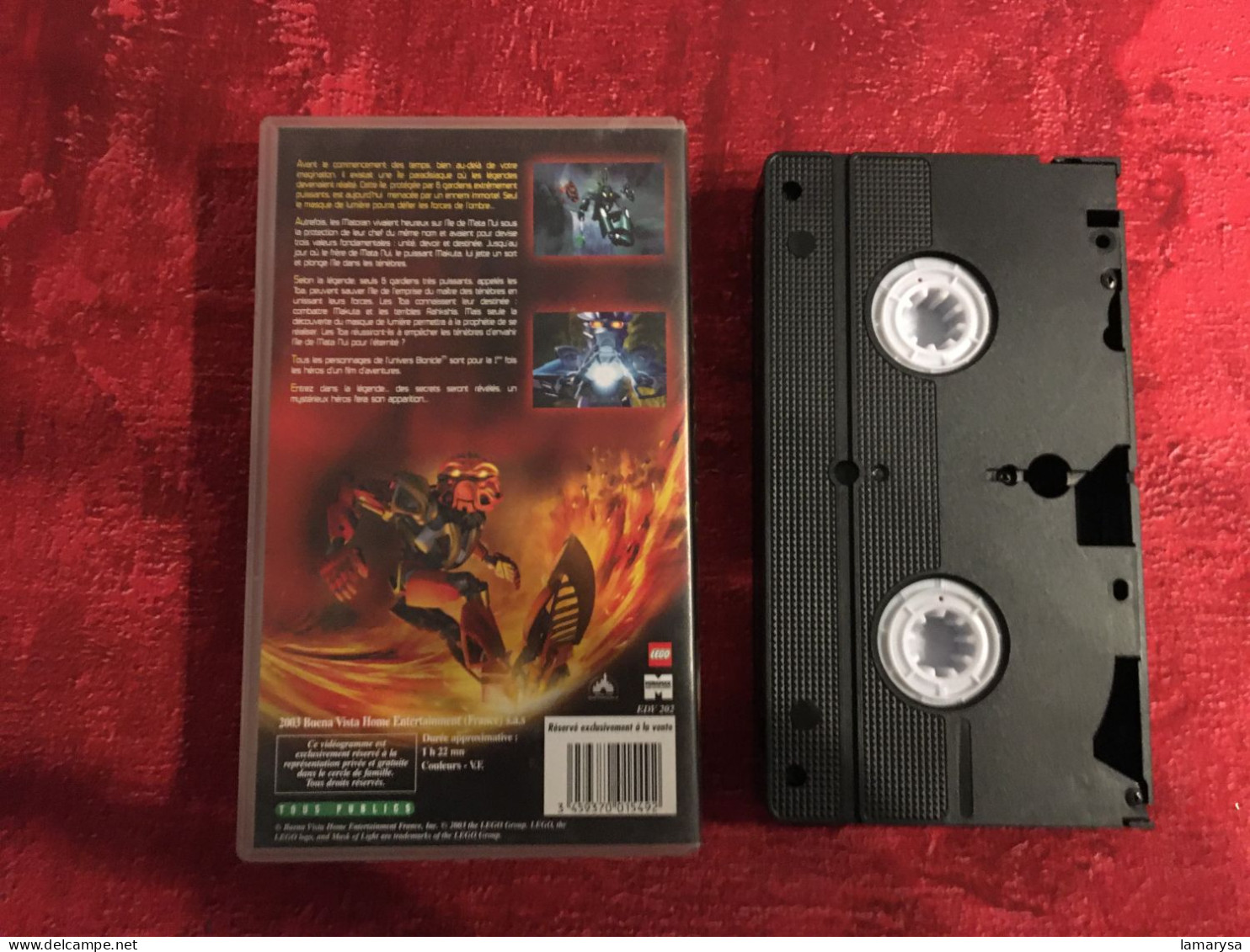 Bionicle Le Masque De Lumière Thriller Cinéma, TV Cassette Vidéo VHS Action, Aventure, Animation, Policier, Famille, Fan - Krimis & Thriller