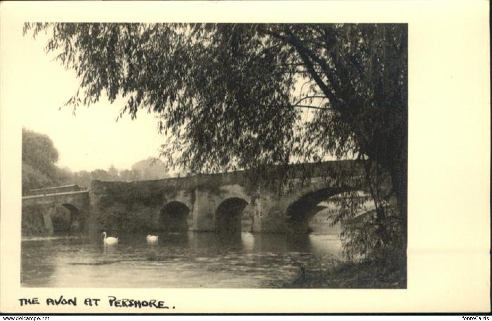 10928063 Pershore Pershore Avon Bruecke Schwan * Wychavon - Sonstige & Ohne Zuordnung