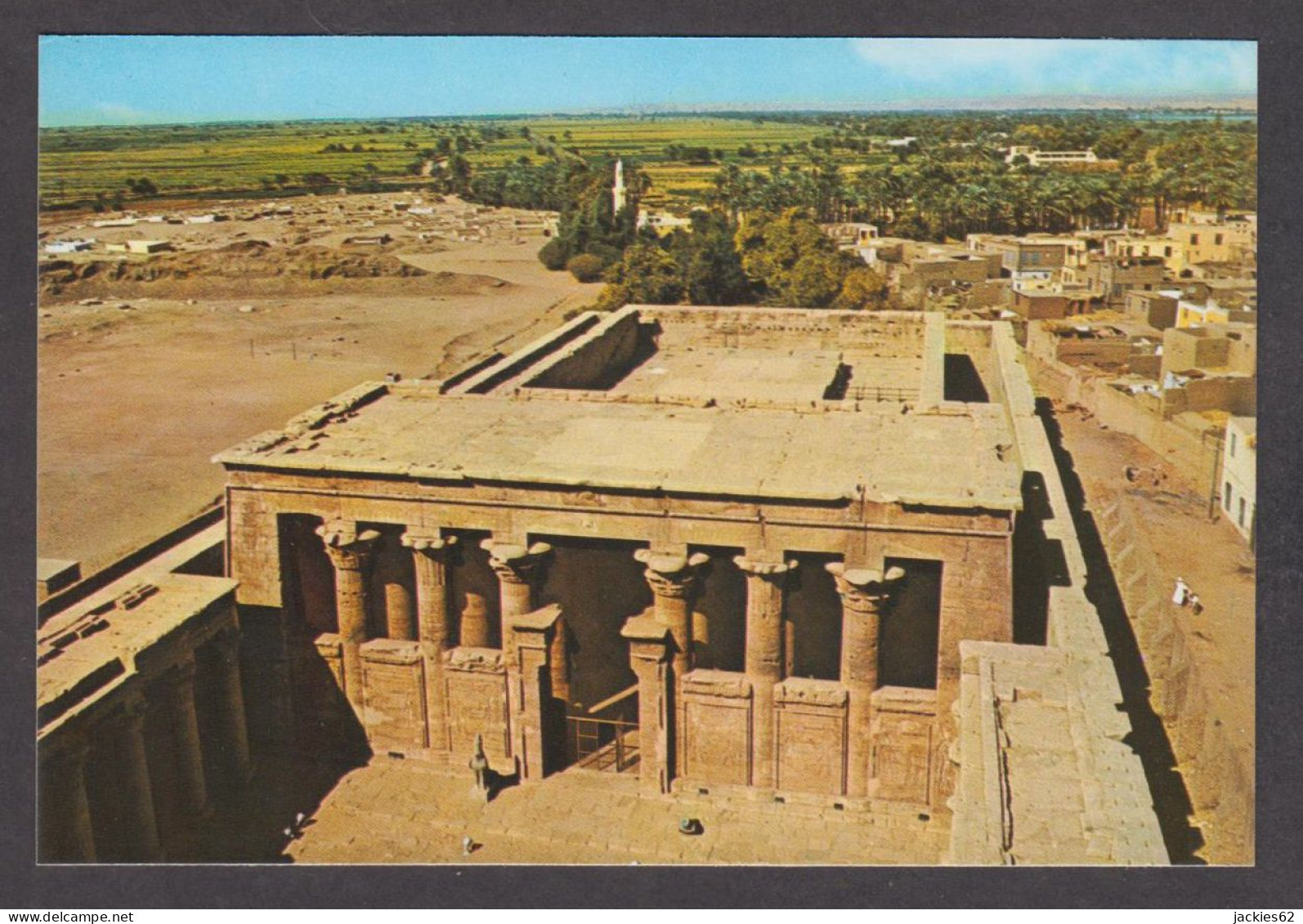 114449/ EDFU, The Temple Seen From The Pylon - Edfou