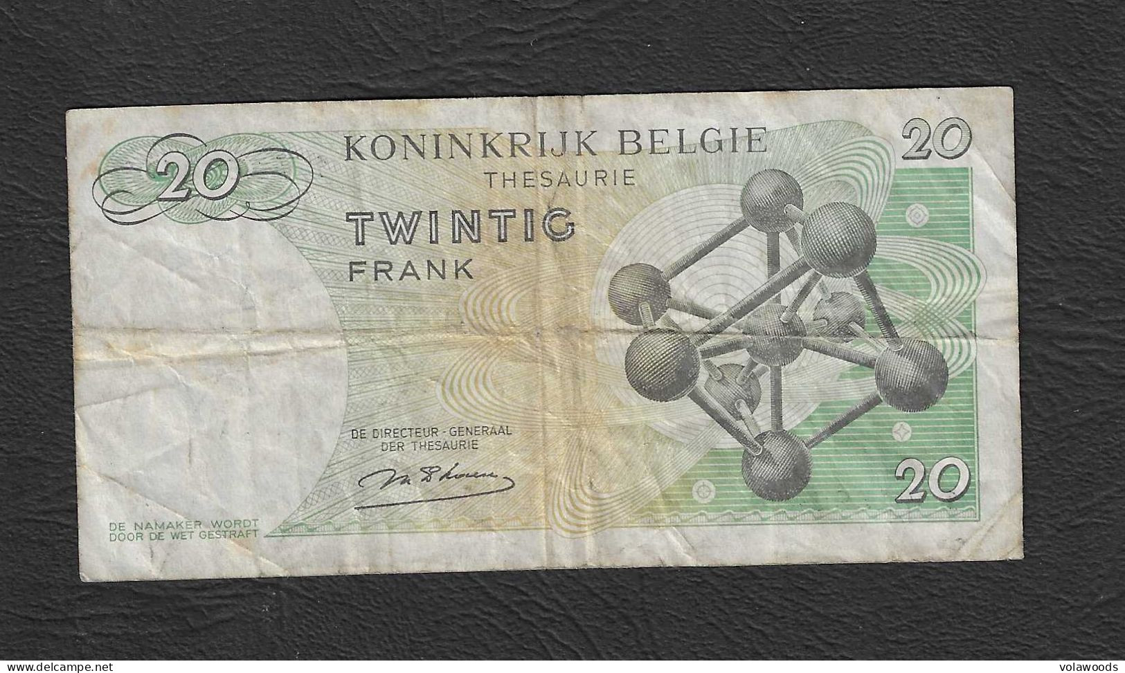 Belgio - Banconota Circolata Da 20 Franchi P-138a.1 - 1964 #19 - 20 Franchi