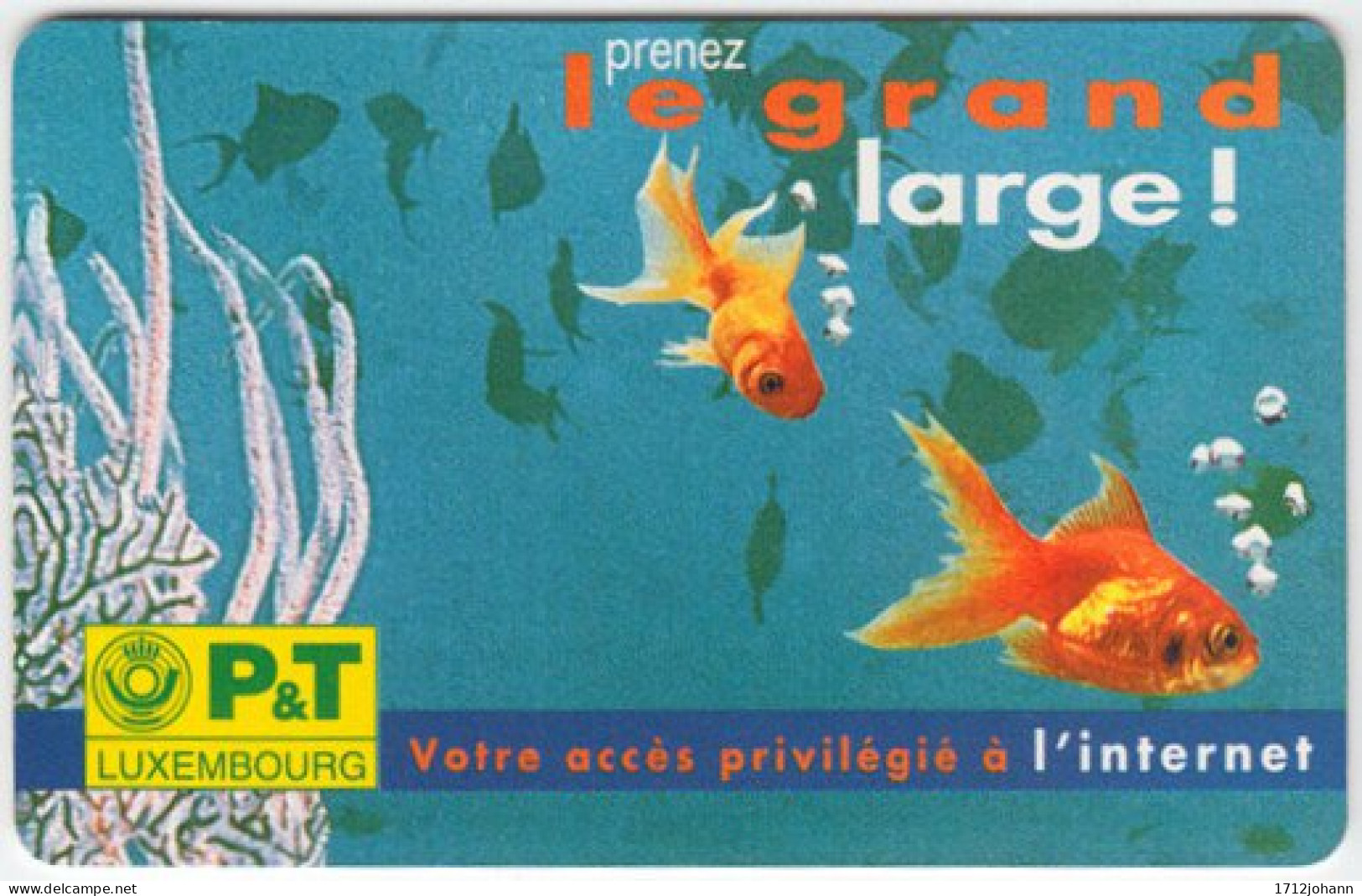 LUXEMBOURG A-146 Chip P&T - Animal, Fish - Used - Lussemburgo