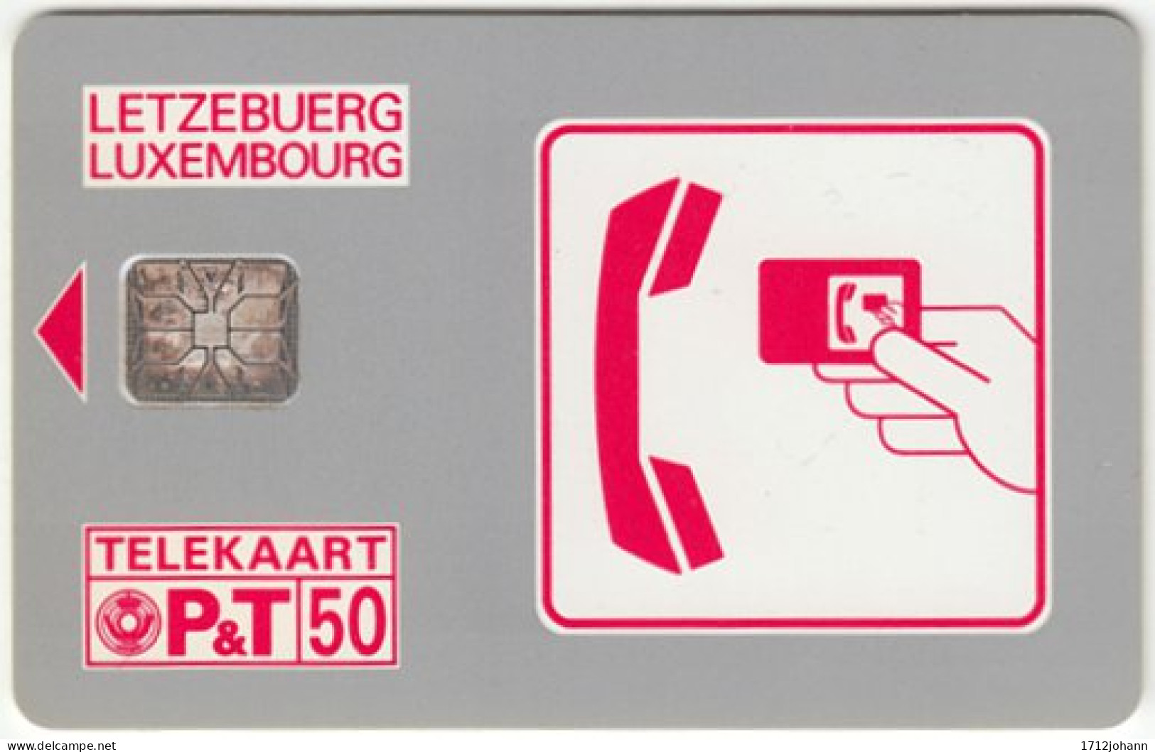 LUXEMBOURG A-215 Chip P&T - Used - Lussemburgo