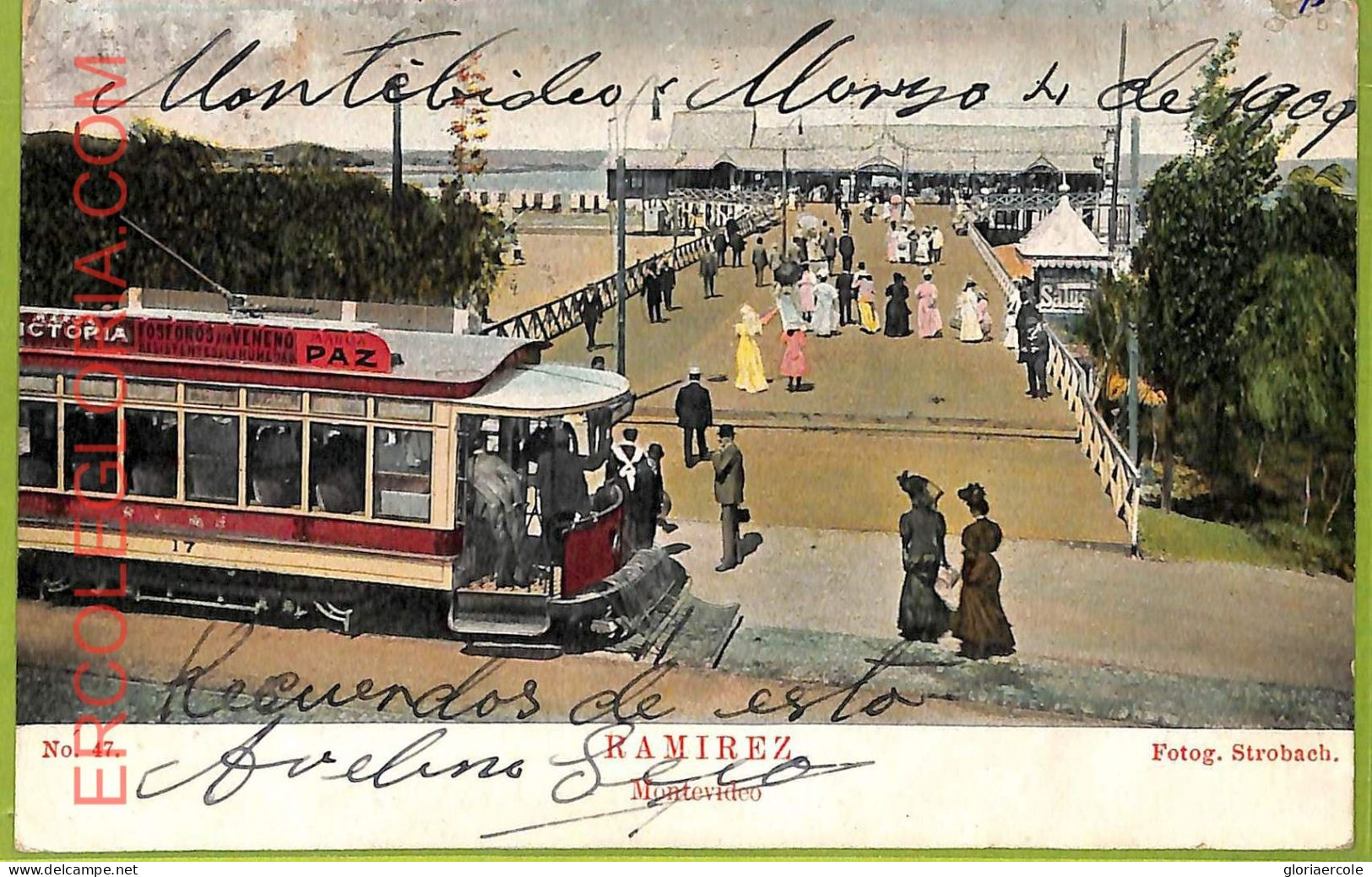 Af2718 - URUGUAY - VINTAGE POSTCARD - MONTEVIDEO - Uruguay