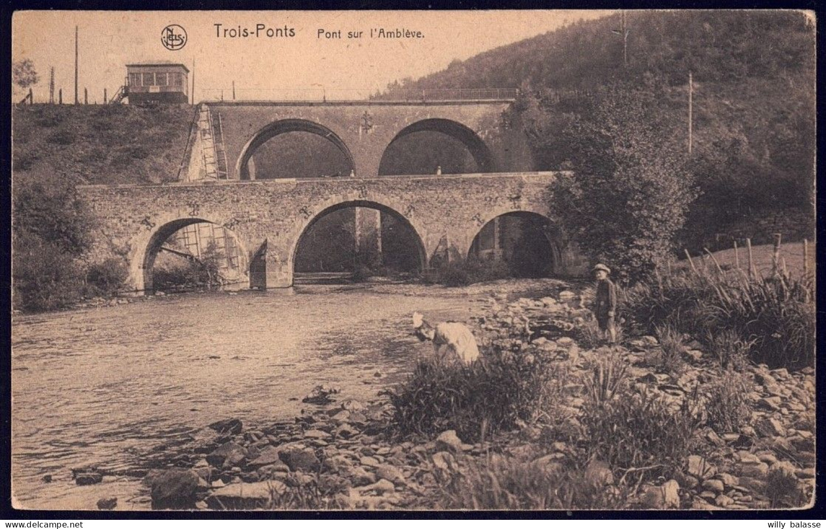 +++ CPA - TROIS PONTS - Pont Sur L'Amblève  // - Trois-Ponts