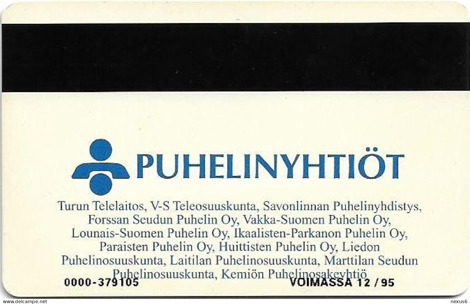 Finland - Turku (Magnetic) - D66A - Turku University Hospital, Cn.0000, Exp.12.1995, 10Mk, 7.500ex, Used - Finland