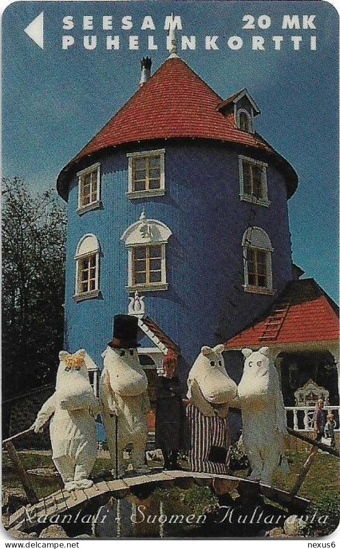 Finland - Turku (Magnetic) - D74B - The Moomin House, Cn.5020, Exp.12.1997, 20Mk, 9.000ex, Used - Finland