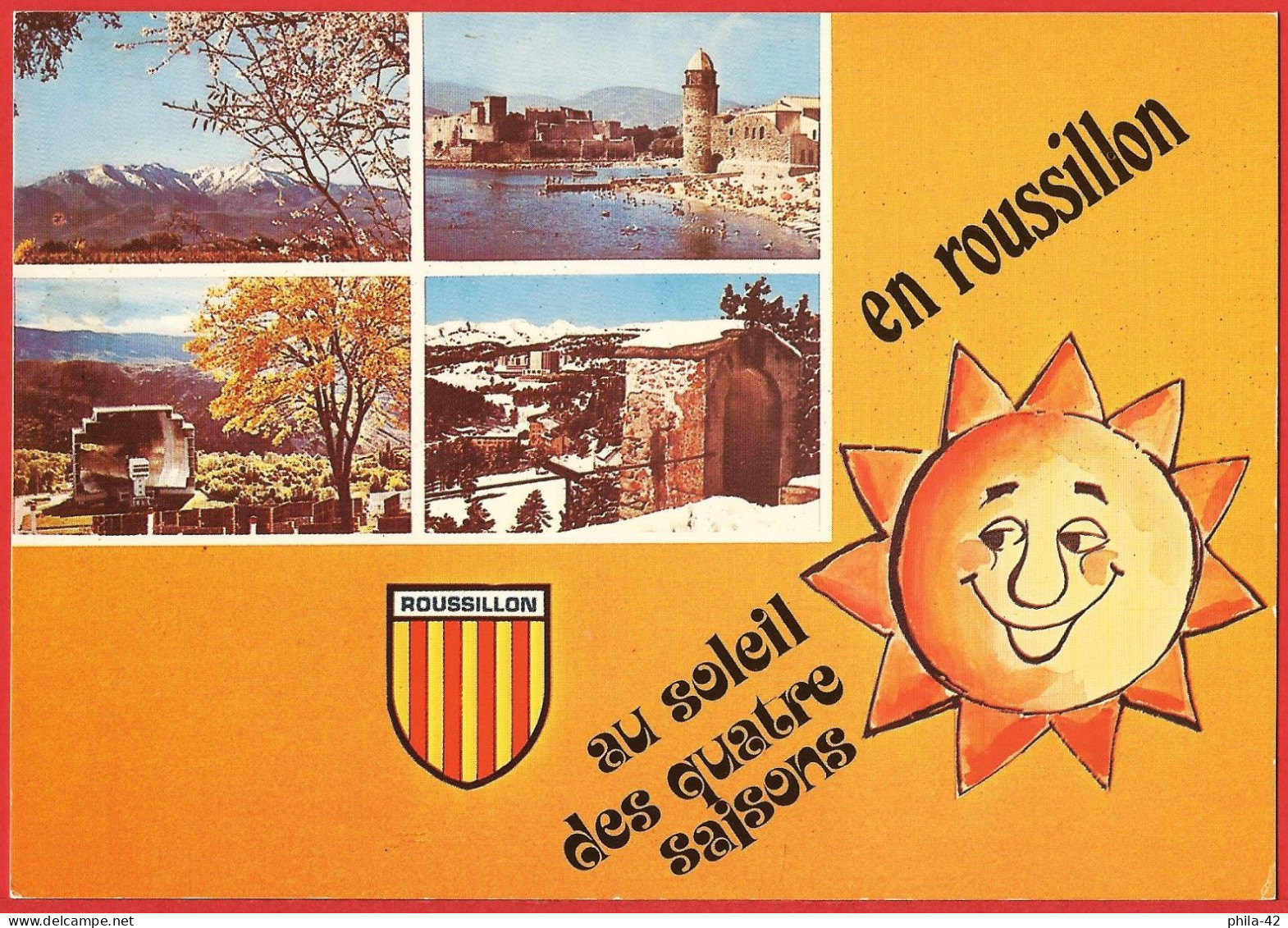 Roussillon : Vues Diverses - Carte écrite TBE - Languedoc-Roussillon