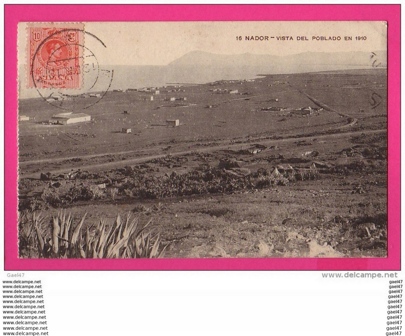 CPA  (Réf Z884) NADOR  (ESPAGNE) Vista Del POBLADO En 1910 - Melilla