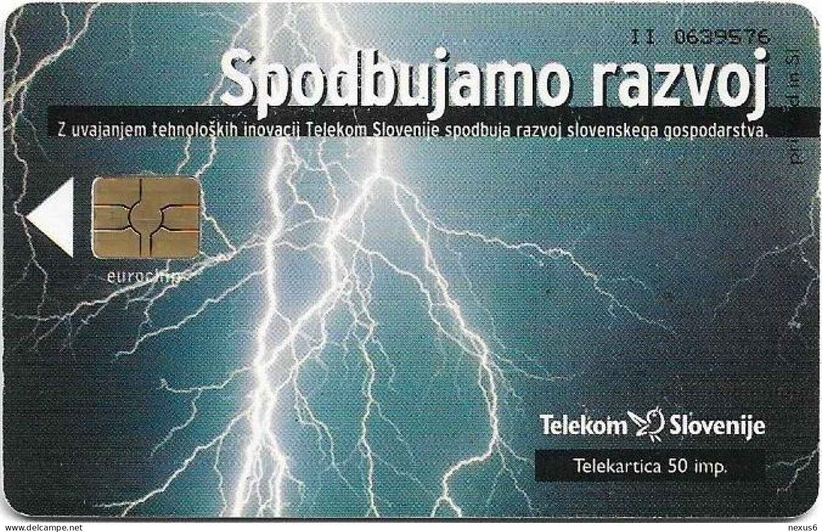 Slovenia - Telekom Slovenije - Calendar '99 - Spodbujamo Razvoj, June 1999, Gem5 Red, 05.1999, 50Units, 9.992ex, Used - Slovénie