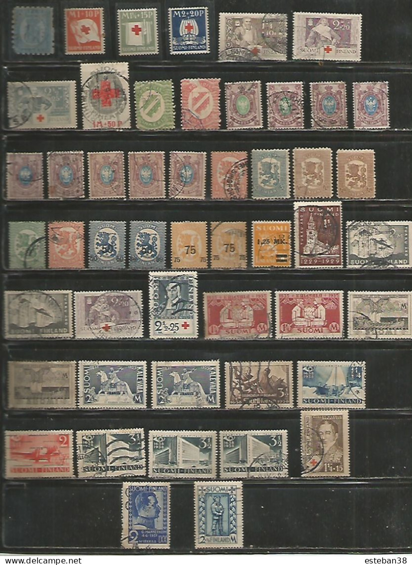 Finlande Timbres Diverses - Collezioni