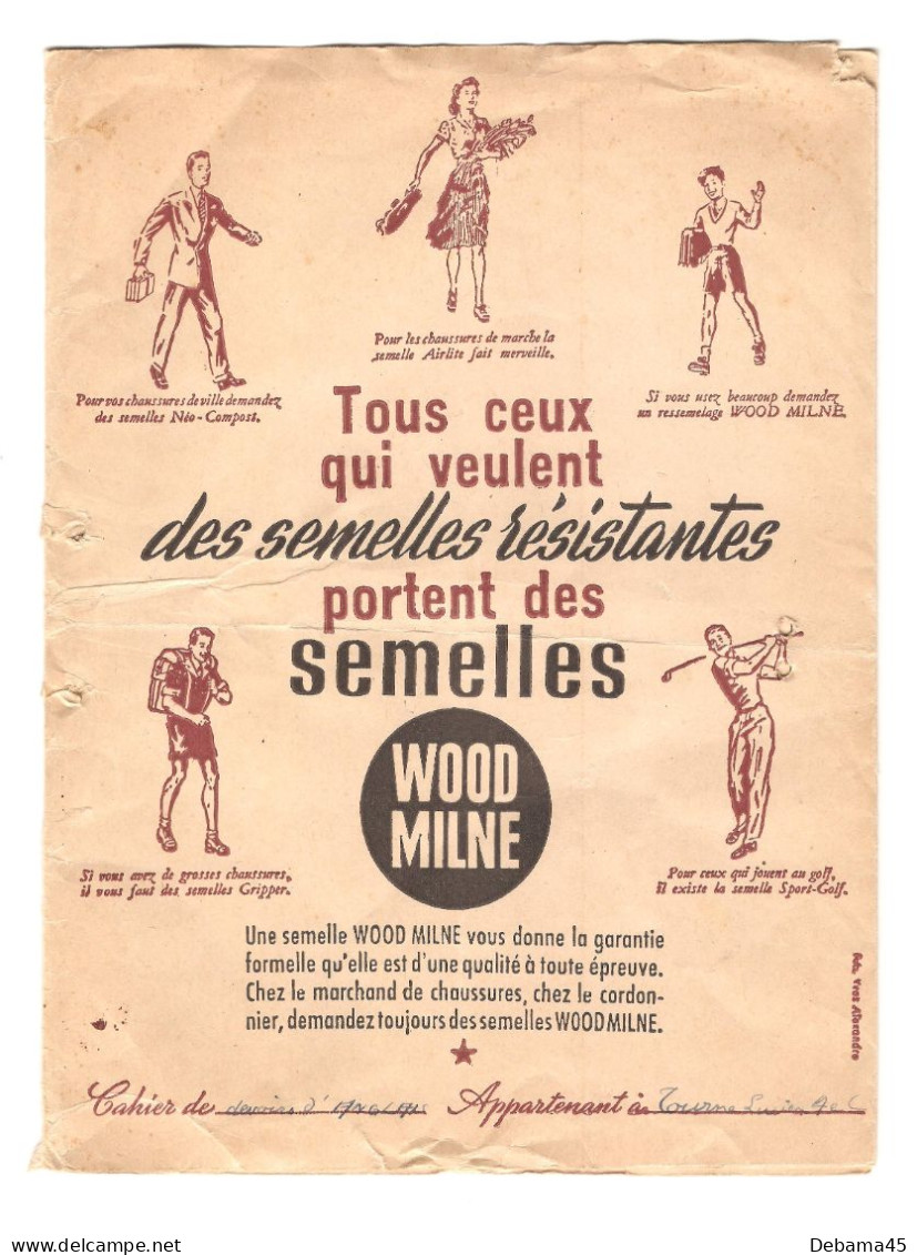 SN/ Protège Cahier (papier, Ayant Servi) : Semelles WOOD MILNE - Shoes