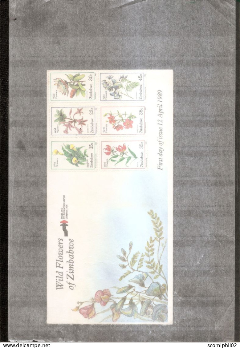 Zimbabwe - Fleurs  ( FDC De 1989 à Voir) - Zimbabwe (1980-...)