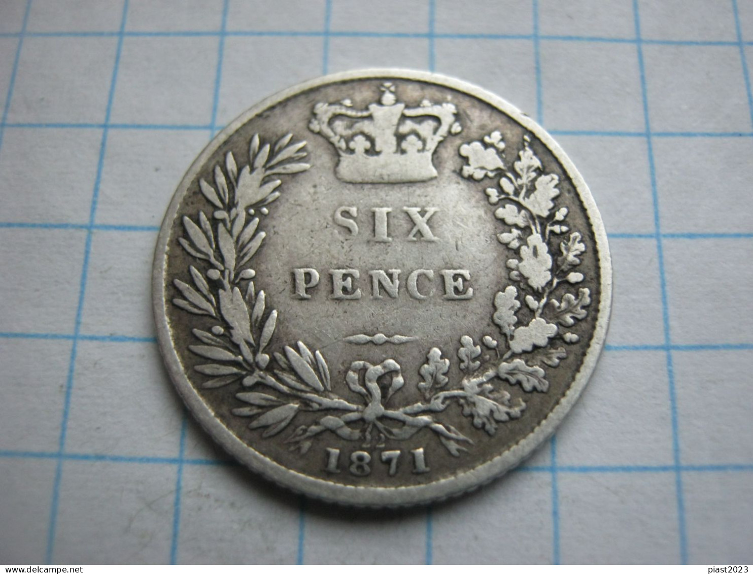 Great Britain 6 Pence 1871 - H. 6 Pence