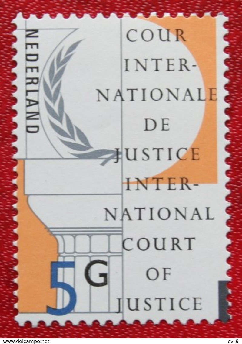 5 Gld Court Internationale De Justice Cour NVPH D57 D 57 1989-1994 1991 POSTFRIS / MNH ** NEDERLAND / NIEDERLANDE - Dienstzegels