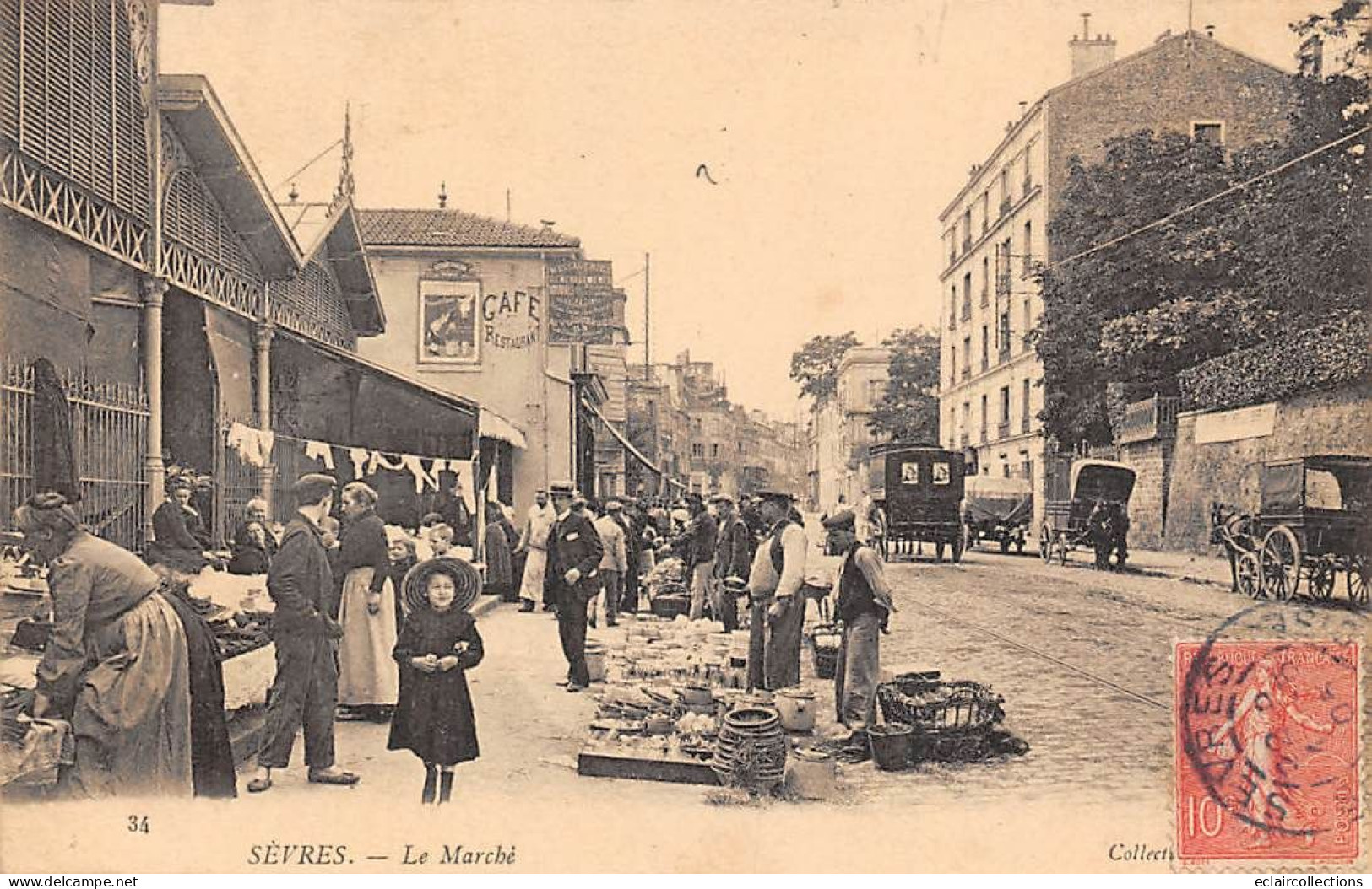 Sèvres       92      Le   Marché    N° 34   (voir Scan) - Sevres