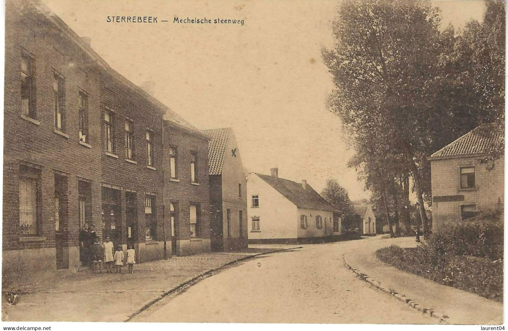 ZAVENTEM. STERREBEEK.  MECHELESCHE STEENWEG.  ANIMATION. - Zaventem