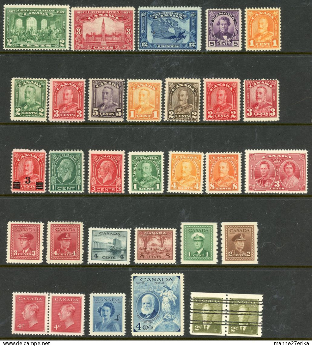 -Older Canada- All Are MNH (**) - Collections