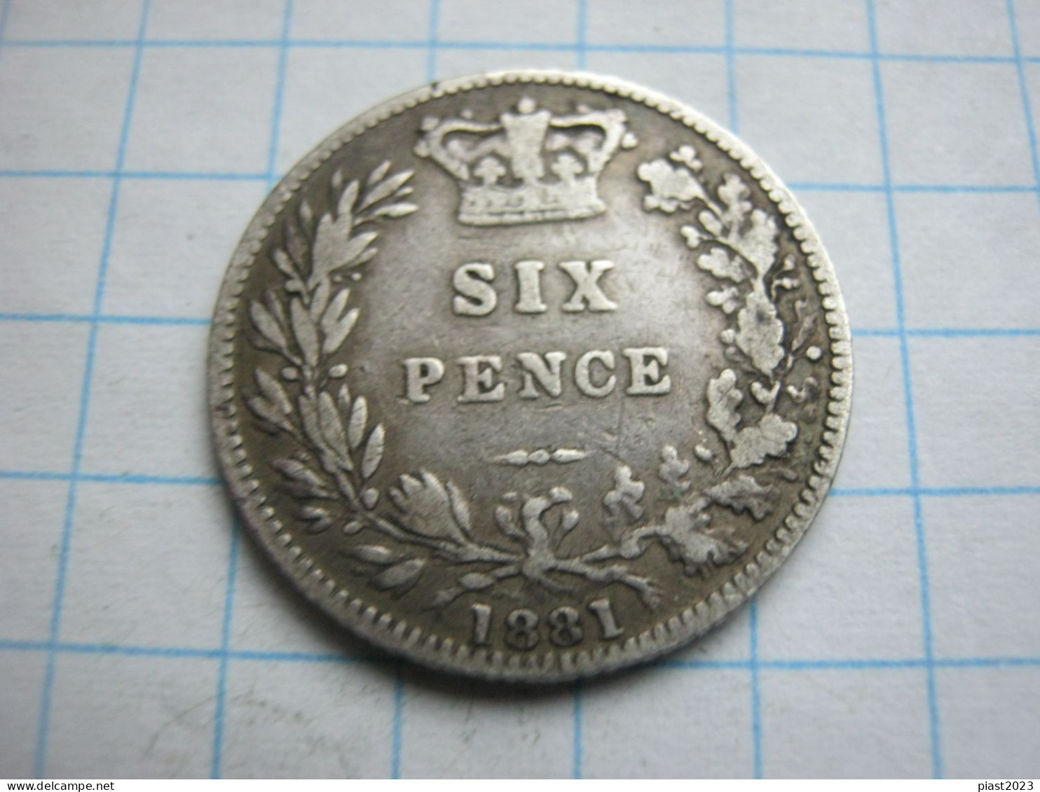 Great Britain 6 Pence 1881 - H. 6 Pence
