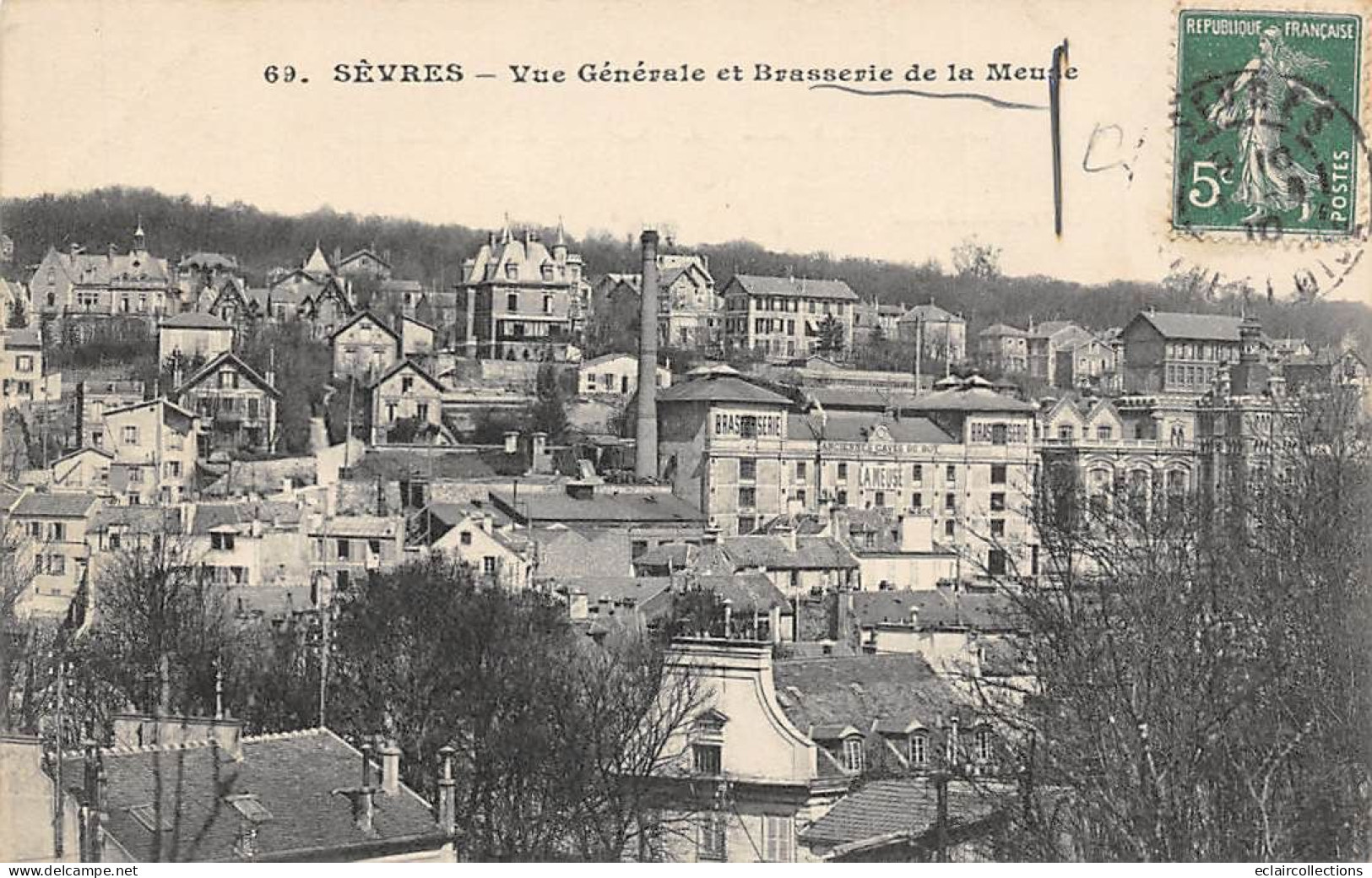 Sèvres       92        Vue Générale De La Brasserie De La Meuse  N° 69    (voir Scan) - Sevres