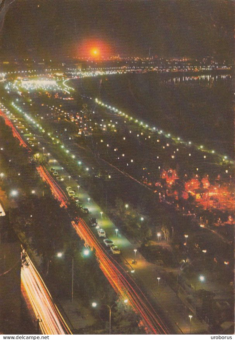 IRAQ - Baghdad 1979 - Abu Nawwas Street At Night - Iraq