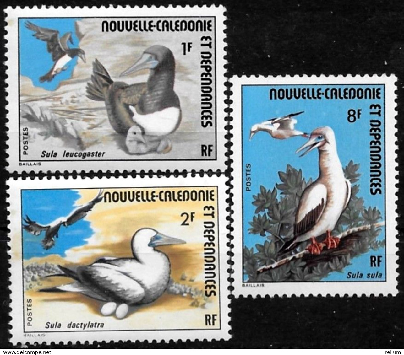 Nouvelle Calédonie 1976 - Yvert N° 398/400 - Michel N° 573/575  ** - Unused Stamps