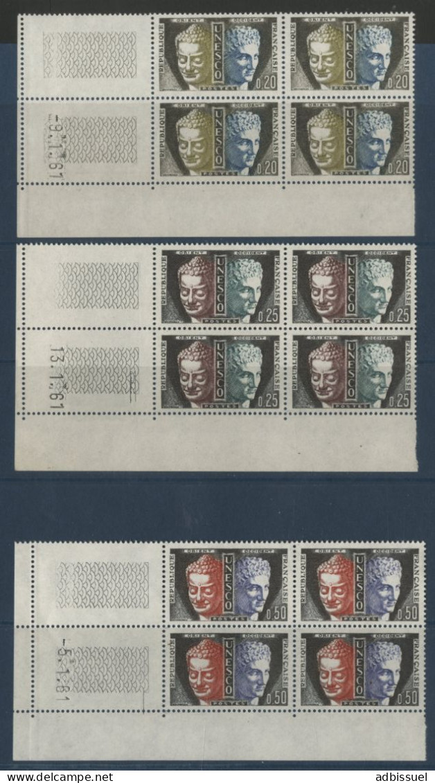 SERVICE N° 22 + 23 + 25 Neufs ** (MNH) Avec Coins Datés Cote 12 € TB Voir Suite - Officials