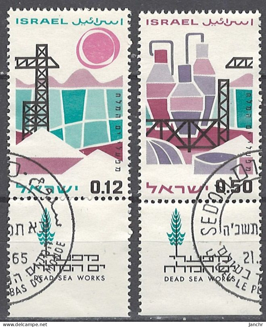 Israel 1965. Mi.Nr. 344-345, Used O - Used Stamps (with Tabs)