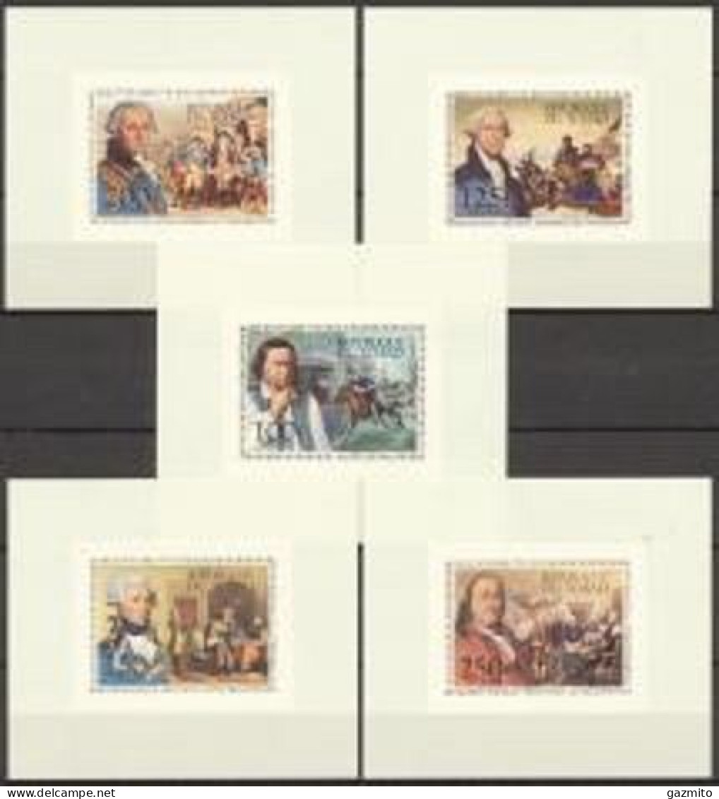 Tchad 1976, 200th American Revolution, Washington, 5BF De Luxe - George Washington