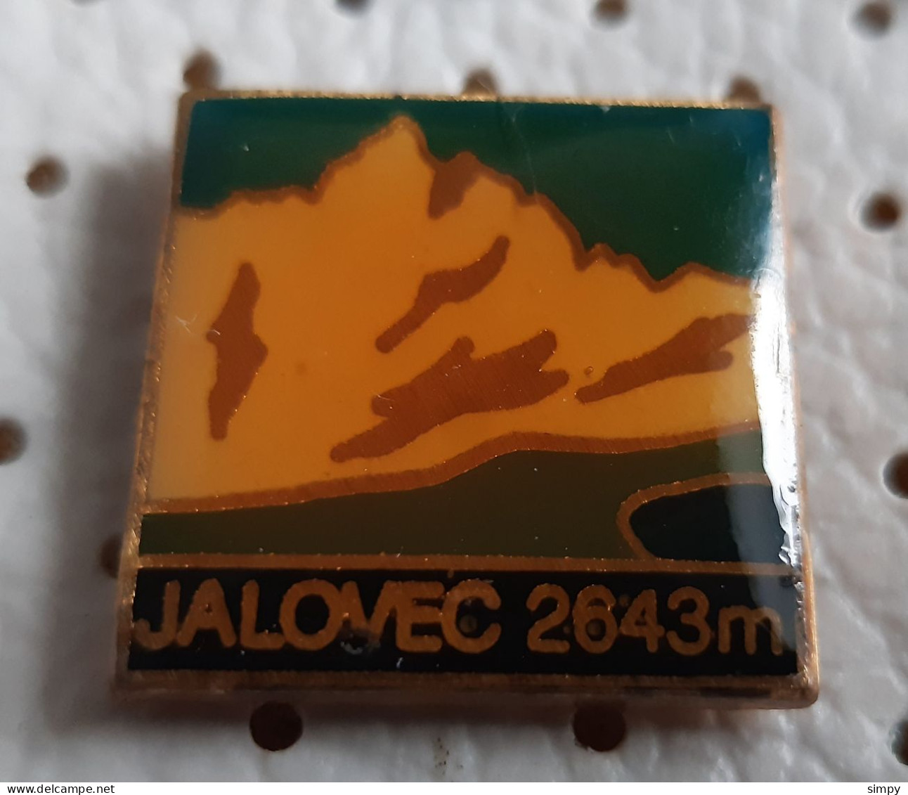 Jalovec 2643m Alpinism Mountaineering Slovenia  Vintage Pin - Alpinisme