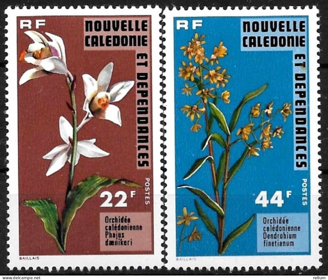 Nouvelle Calédonie 1977 - Yvert N° 409/410 - Michel N° 593/594  ** - Nuovi