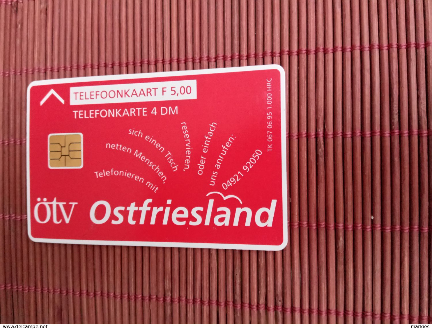 Private Phonecard Netherlands -Germany Mint  Rare - Privé