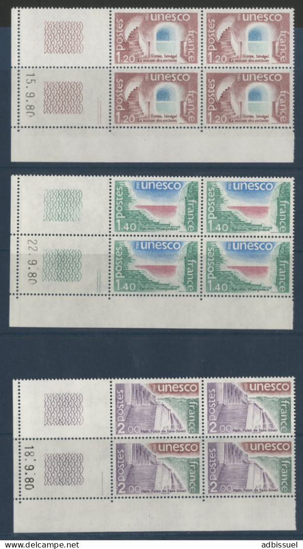 SERVICE N° 60 à 62 Neufs ** (MNH) Avec Coins Datés Cote 14 € TB Voir Suite - Officials