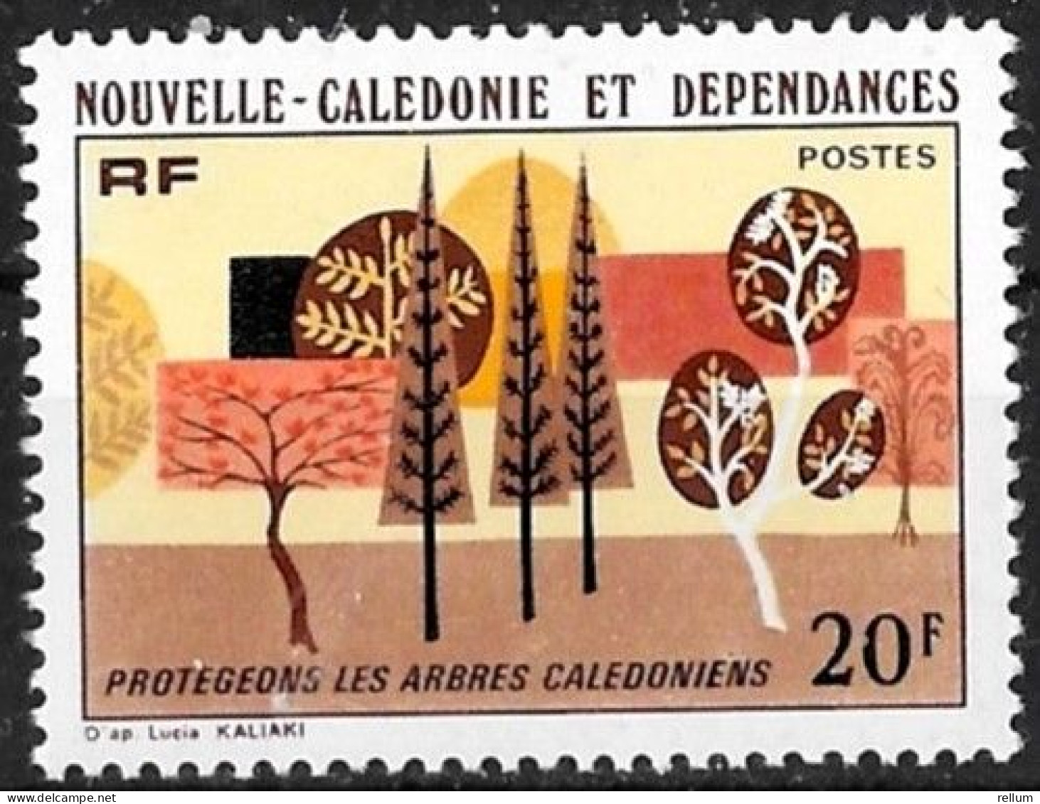 Nouvelle Calédonie 1977 - Yvert N° 412 - Michel N° 596  ** - Unused Stamps