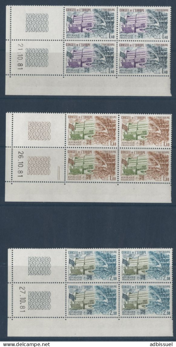 SERVICE N° 65 à 67 Neufs ** (MNH) Avec Coins Datés Cote 14 € TB Voir Suite - Officials