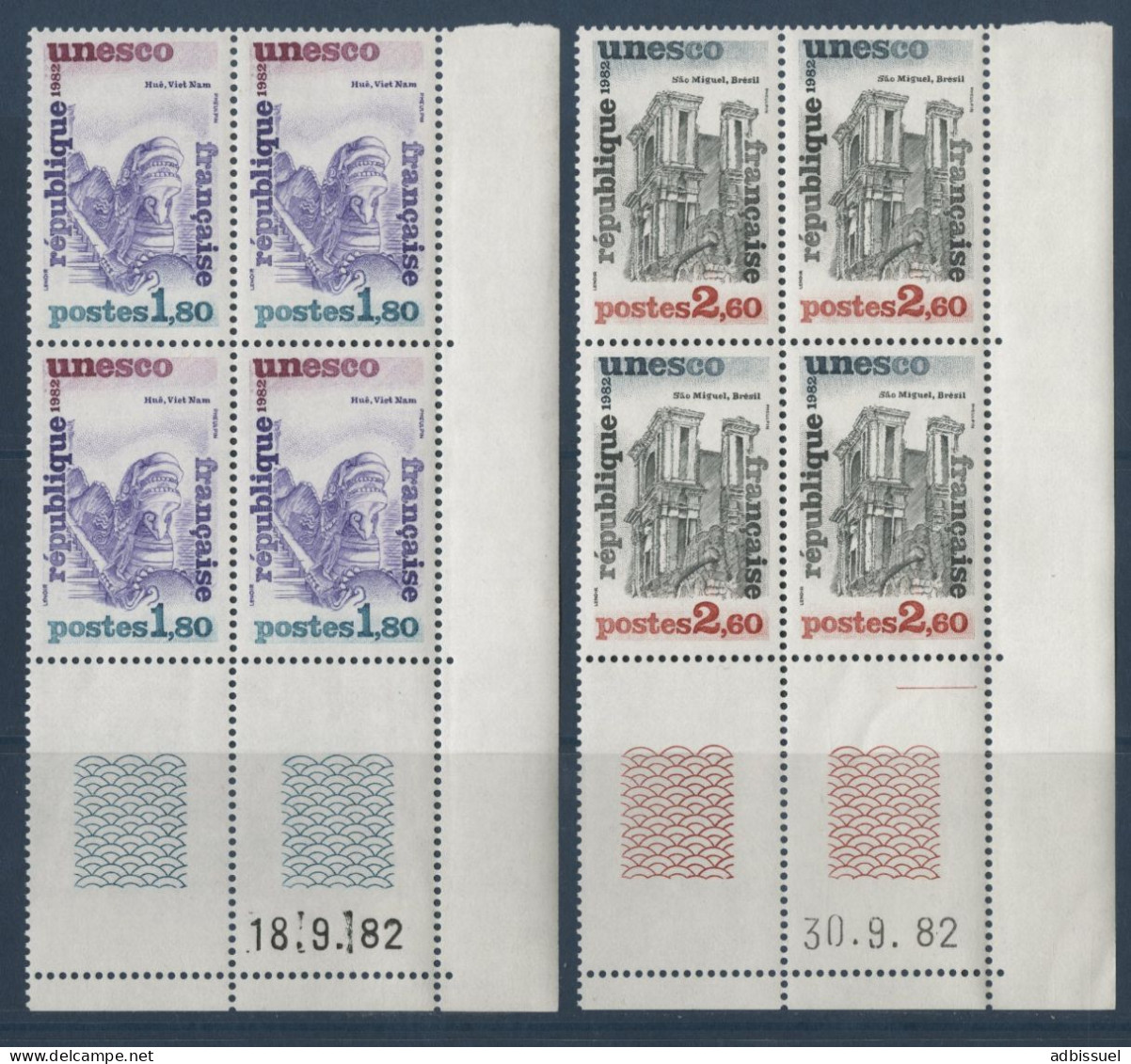 SERVICE N° 71 + 72 Neufs ** (MNH) Avec Coins Datés Cote 14 € TB Voir Suite - Service