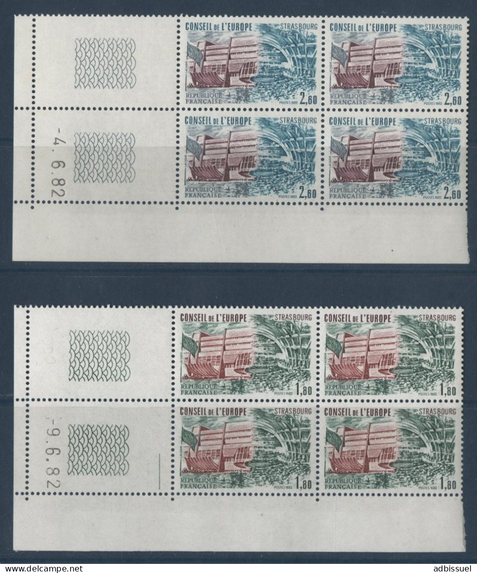 SERVICE N° 73 + 74 Neufs ** (MNH) Avec Coins Datés Cote 14 € TB Voir Suite - Officials