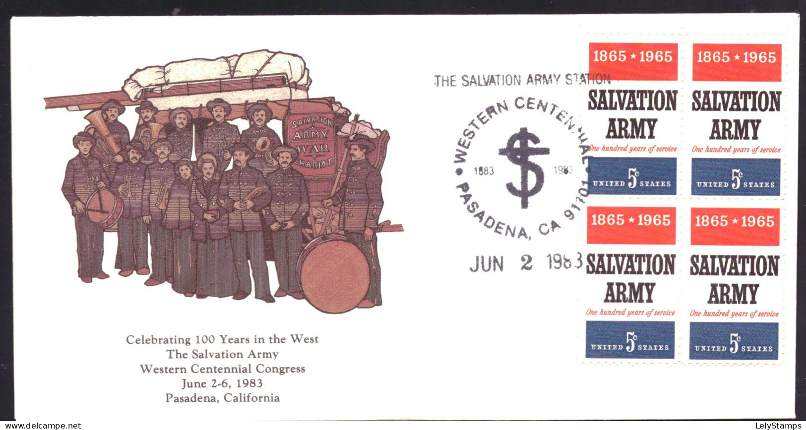 Verenigde Staten / United States / USA Mi. 883 Scott 1267 Salvation Army (1983) - 1981-1990