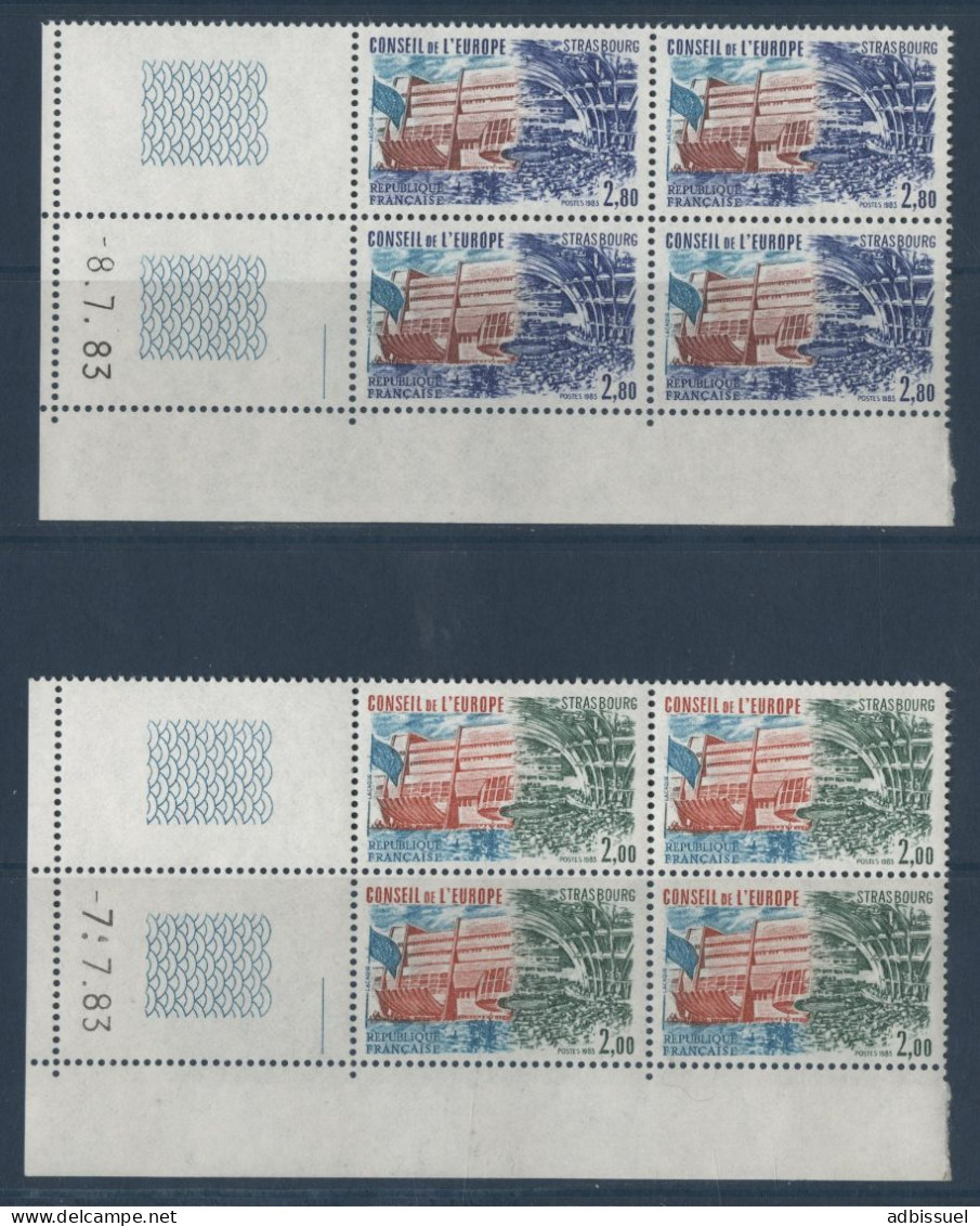 SERVICE N° 77 + 78 Neufs ** (MNH) Avec Coins Datés Cote 12 € TB Voir Suite - Service